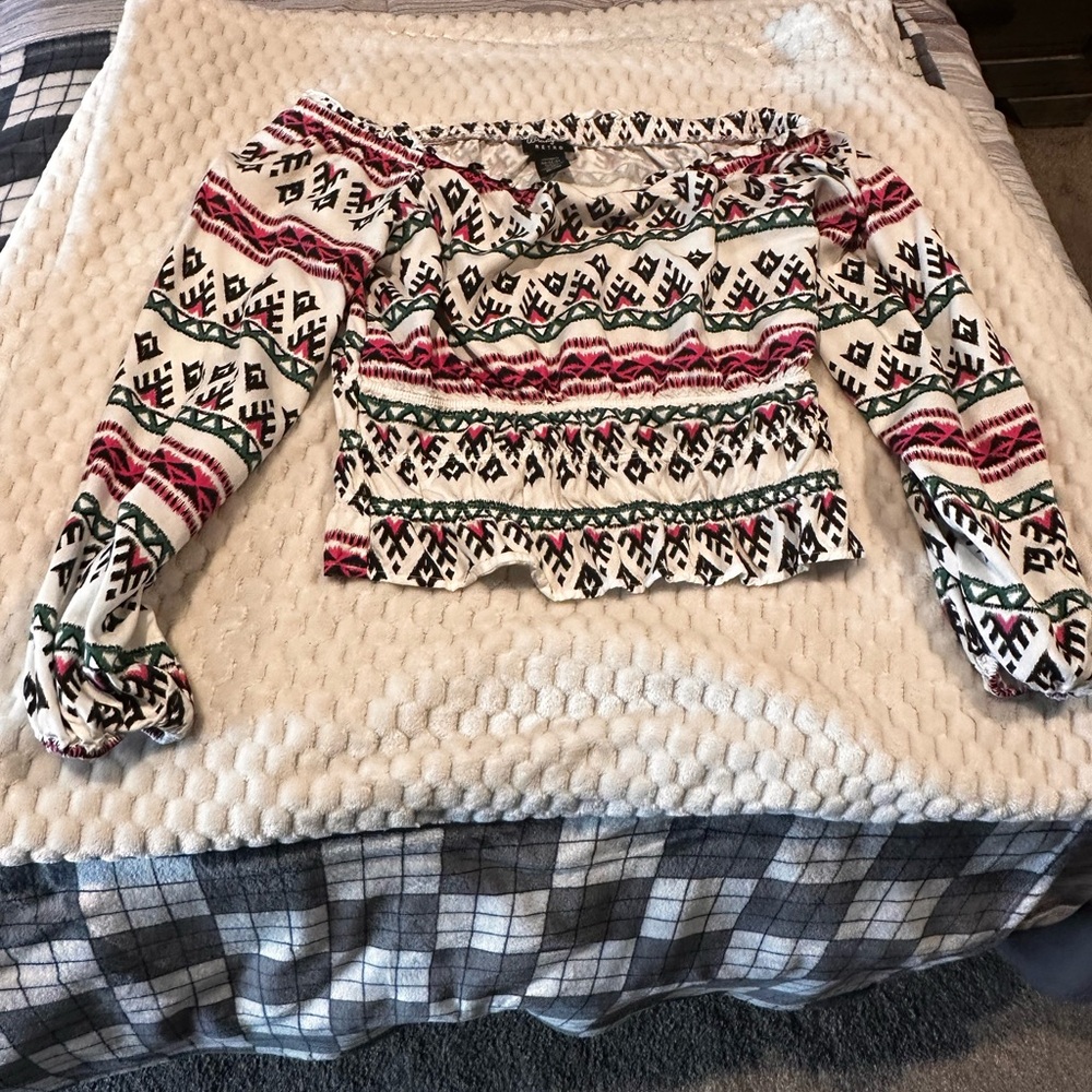Wrangler off the shoulder top